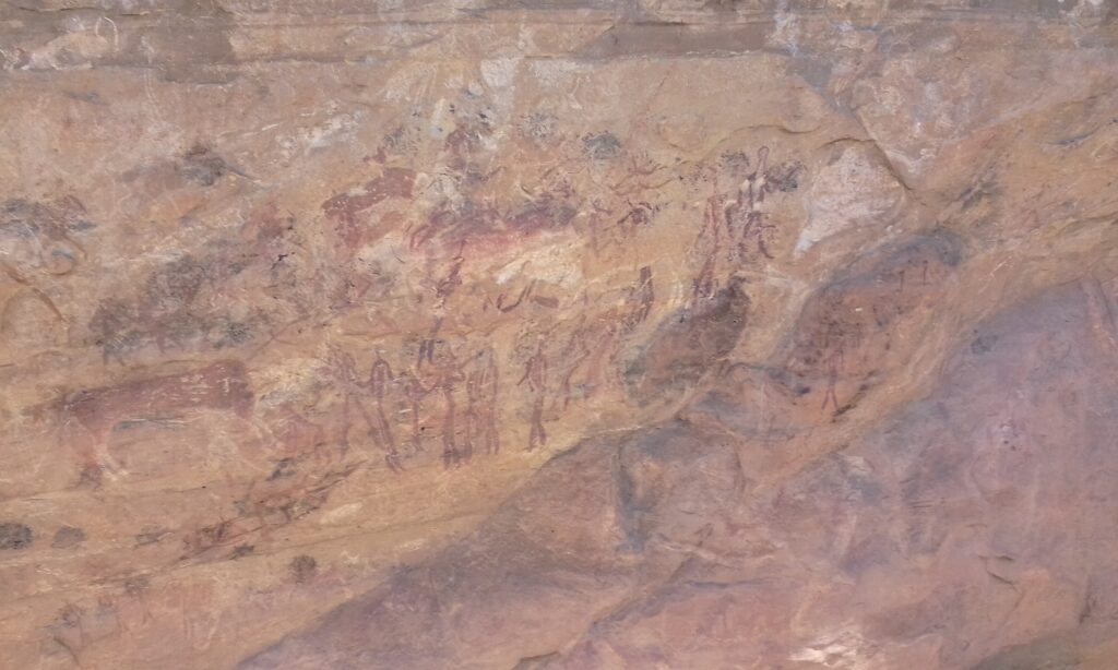 SAN ROCK ART=ECHO CAVES